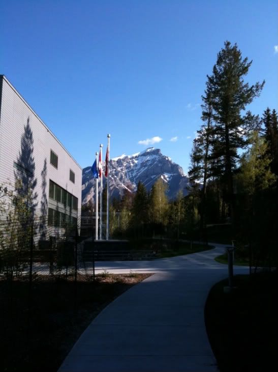 This morning at the Banff Center