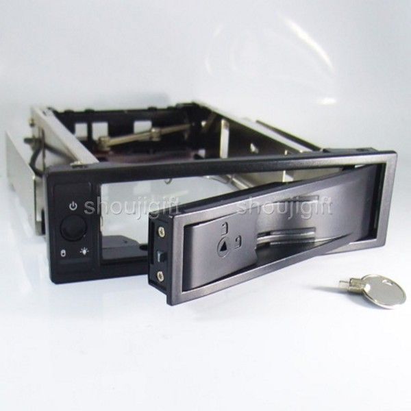 Serial ATA Plug-in Mobile Rack FOR 3.5" SATA Hard Disk Drive HDD w/LOCK+Power ON - Picture 1 of 1