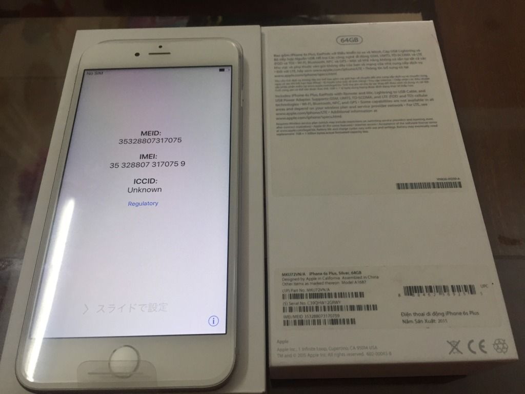 CẦN BÁN IP6S PLUS 64GB SILVER 100% MÁY FPT + IP6 64GB SILVER 99% MÁY NHÀ XÀI - 2