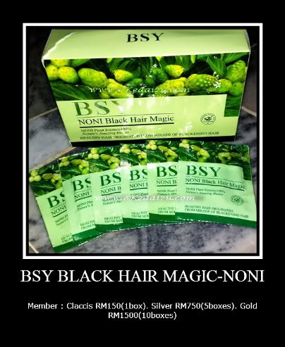 BSY BLACK HAIR MAGIC NONI