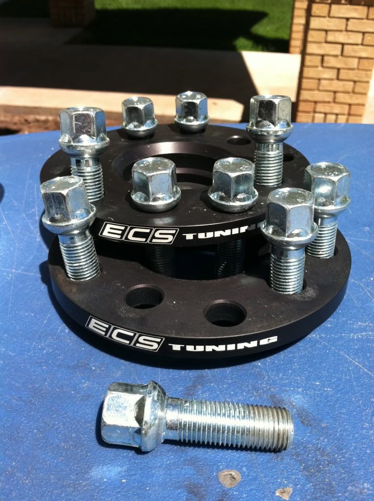 FS ECS 10mm Spacers w/ Extended Lugs VW Vortex Volkswagen Forum
