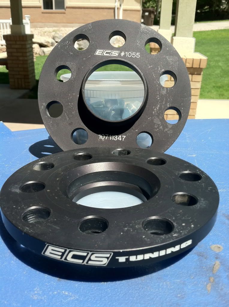 FS ECS 10mm Spacers w/ Extended Lugs VW Vortex Volkswagen Forum