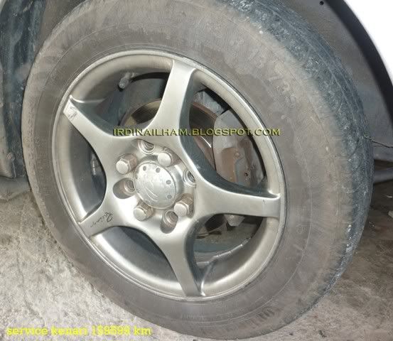 Service Kenari, Sudah samapai masa untuk penukaran brake pads