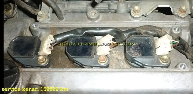 Service Kenari, Spark plug yang perlu dibuka dan dibersihkan