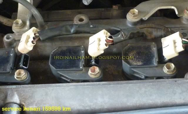 Service Kenari, Connector ke spark plug ditanggalkan