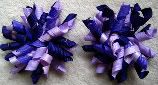 'Midnight Snack' Twilight Inspired Korker Hair Bow Pair by Creatively Mom