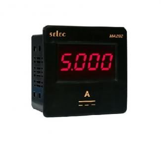 Selec   MA202-DC-75mV(72 x 72) | Digital Ammeter (Shunt Type) ,Digital panel meters(www.selectautomations.net)