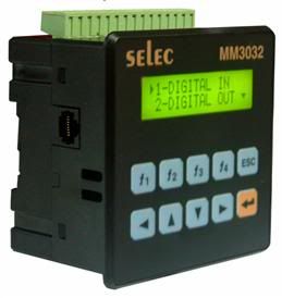 Selec Make PLC MM3032 Series With I/O Expandable and Built in HMI(www.selectautomations.net)