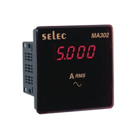 Selec  MA302 (96 x 96), Digital Ammeter,Digital panel meters(www.selectautomations.net)