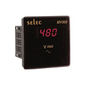 Selec  MV305 (96 x 96), Digital Voltmeter,Digital panel meters(www.selectautomations.net)