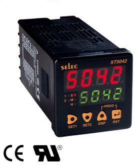 Selec  XT5042 (48x48), Dual display multifunction timers,digital timer(www.selectautomations.net)