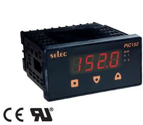 Selec  PIC152 (48x96),Universal Indicator with 2 alarms at low cost, ProcessIndicator CONTROLLERS(www.selectautomations.net)