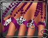 Sinful Glove Rings L Pink