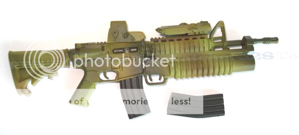 1 6 Action Figure Accessories Toys M4 Camo Painted Assault Rifle