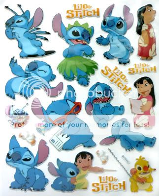 Cute New Lilo Stitch Cartoon Kids Nurse​ry 3D Decor Stickers Funny